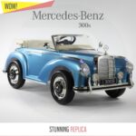 MERCEDES SL300 ELEKTRISK BIL TIL BARN EXCLUSIVE MODELL 2,4G