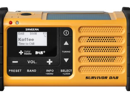 DAB solcelle radio gul Sangean MMR88