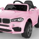 BMW X6 Rosa elektrisk bil för barn