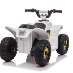 Tøff elektrisk barne ATV 6v hvit