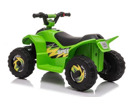 Tøff elektrisk barne ATV 6v grønn