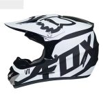 Fox crosshjelm white str S 5-12 år