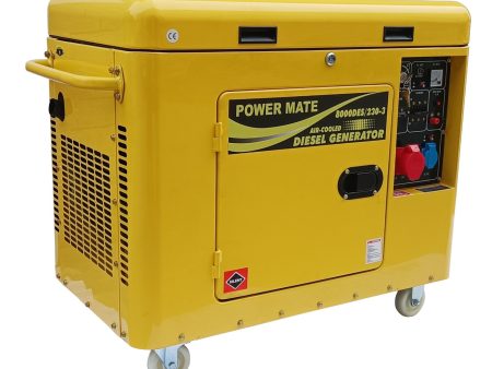 Power Mate 8000DE dieselaggregat 3 fase 230V