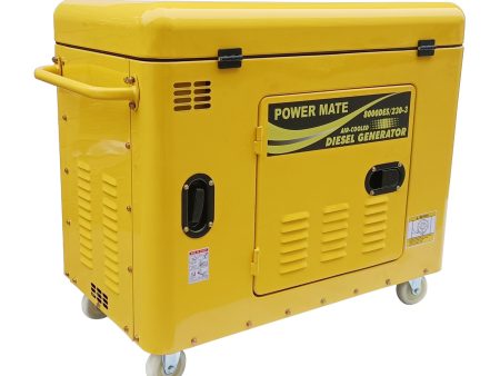 Power Mate 8000 dieseaggregat 3 fase 400V Duopower