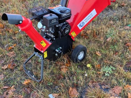 Gardentec GS 100 kraftig fliskutter 7 HP store hjul