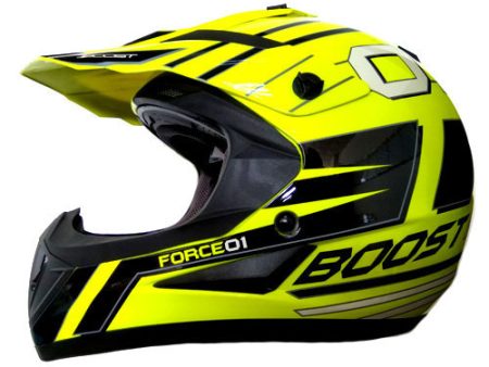 Boost Force 01 Hjelm Gul strl XL
