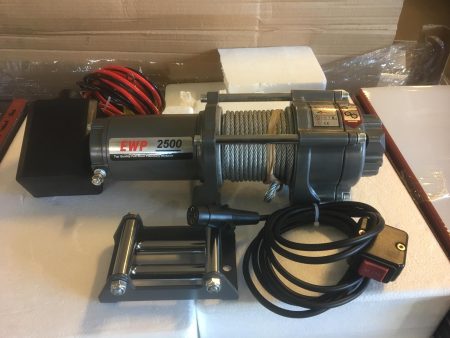 Runwa 2500 12v 1134kg Trekkraft Vinsj med Fjernstyring