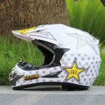 Hjelm Rockstar Hvit Str XL